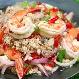 ยำเส้นแก้วกุ้ง