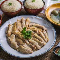 ไก่ต้มสับ จานใหญ่