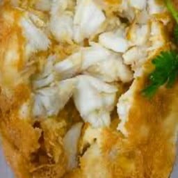 ไข่เจียวปูก้อน  Crab omelet