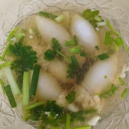 ต้มจืดปลาหมึกยัดไส้