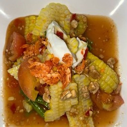 ตำข้าวโพดไข่เค็ม