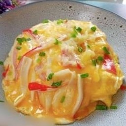 ข้าวไข่ข้นปูอัดชีส