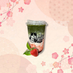 สตอเบอร์รี่มัทฉะลาเต้