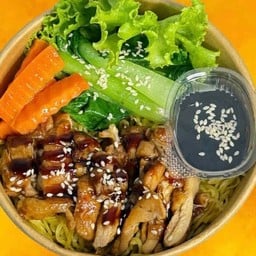 บะหมี่หน้าไก่เทอริยากิ(สวนผัก32)