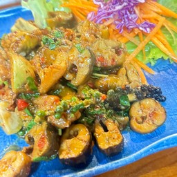 ผัดฉ่าปลาไหล