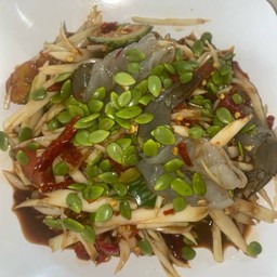 ตำลาวกุ้งสด