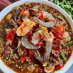 เหลาปูม้ากุ้งสด