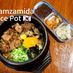 ข้าวเสต็กหม้อดินเกาหลี (Sot bap)