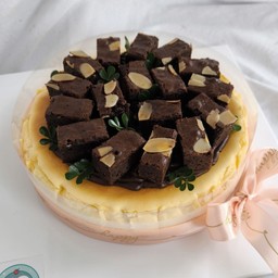 นิวยอร์กชีสเค้ก บราวนี่ ช็อกโก ขนาด 2 ปอนด์