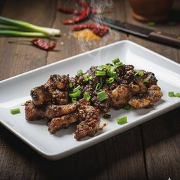 ก้อยเสือคั่ว