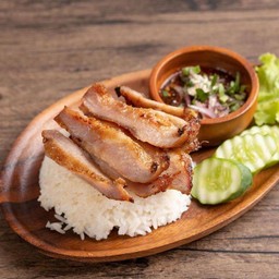 ข้าวคอหมูย่าง