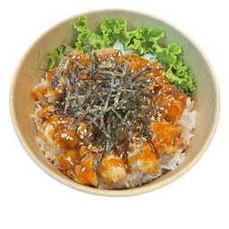 ข้าวไก่กรอบสไปซี่