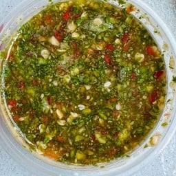 กุ้งดองซีอิ๊วเกาหลี บนแฟลต