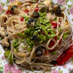 ตำซั่วปูปลาร้าหอยเชอรี่