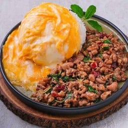 ⭐️ กะเพราไฮโซ สูตรขายดี  👍🏻 ข้าวกะเพราไฮโซ (ฮาลาล)⭐️