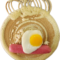 ขนมโตเกียวไส้ไข่(ดาว)นกกระทา+ไก่สับ+ไส้กรอกแดง