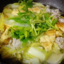 แกงจืดไข่น้ำหมูสับวุ้นเส้น