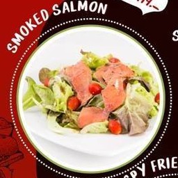 สลัดเเซลม่อนรมควัน