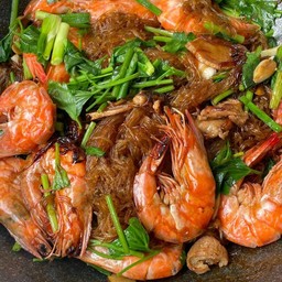 กุ้งอบวุ้นเส้น