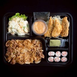 เบนโตะหมูผัดซีอิ้ว