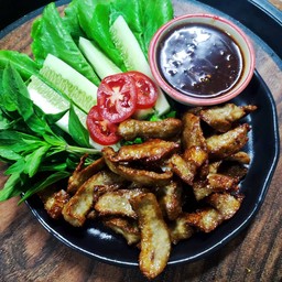แป้งนมหมูทอด