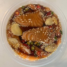 แซลม่อนดอง100กรัม
