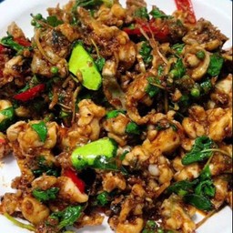 ผัดเผ็ดกบ