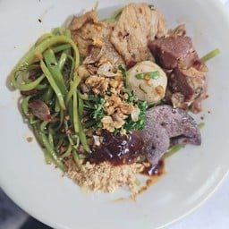 ผักบุ้งฝอย-เกาเหลาแห้ง