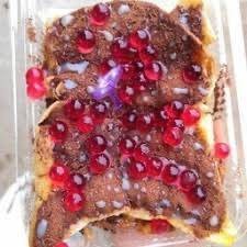 ขนมปังปิ้งโอวัลตินใส่เยลลี่