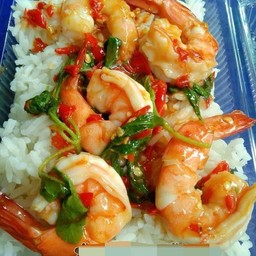 กุ้งผัดพริกเกลือ