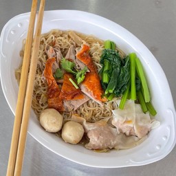 บะหมี่เกี๊ยว เป็ดย่างล้วน