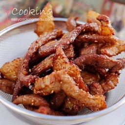 เนื้อแดดเดียวทอด