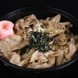 ข้าวหน้าหมูผัดซอสยากินิกุ