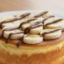 ชีสเค้กหน้าไหม้ นูเทลล่า กล้วย น้ำหนัก 140 กรัม