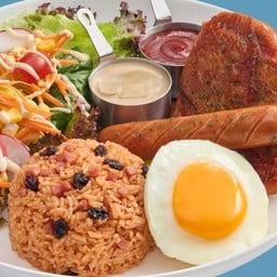 ข้าวผัดอเมริกัน ซานตา เฟ่