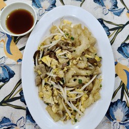 กระเพราะปลาผัดแห้ง