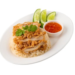 ข้าวมันไก่ทอดพิเศษ
