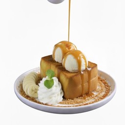 H7 Salted Caramel Banana Honey Toast