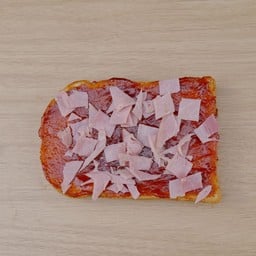 ขนมปังปิ้งพริกเผาแฮม