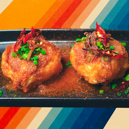 Tokyo Fry Tofu - เต้าหู้ทอดราดซอสงา