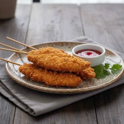 ไก่ทอดเสียบไม้