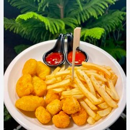 เซ็ทรวม นักเก็ตไก่3ชิ้น +เฟรนช์ฟรายส์s+ไก่ป๊อบ7ชิ้น