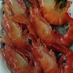 กุ้งต้ม 5ตัว