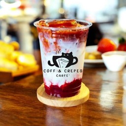 ชาไทยนมสดสตรอเบอรี่