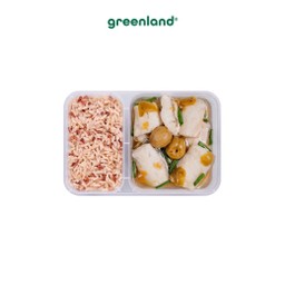 LEANLICIOUS ข้าวปลากะพงนึ่งบ๊วย