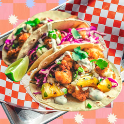 Crispy Mushroom Tacos - ทาโก้เห็ดทอดกรอบ