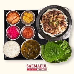 เนื้อสไลด์ชาโดลบากีกระทะร้อน