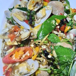 หอยลาย ผัดฉ่า