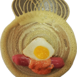 ขนมโตเกียวไส้กรอกไข่กุ้ง+ไข่นกกระทา