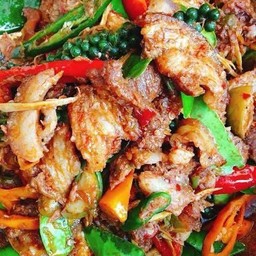 ผัดเผ็ดหมูป่า